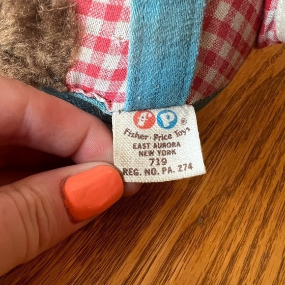 VINTAGE 1973 Fisher Price Roly Poly Baby Cub Toy - Picture 3 of 7